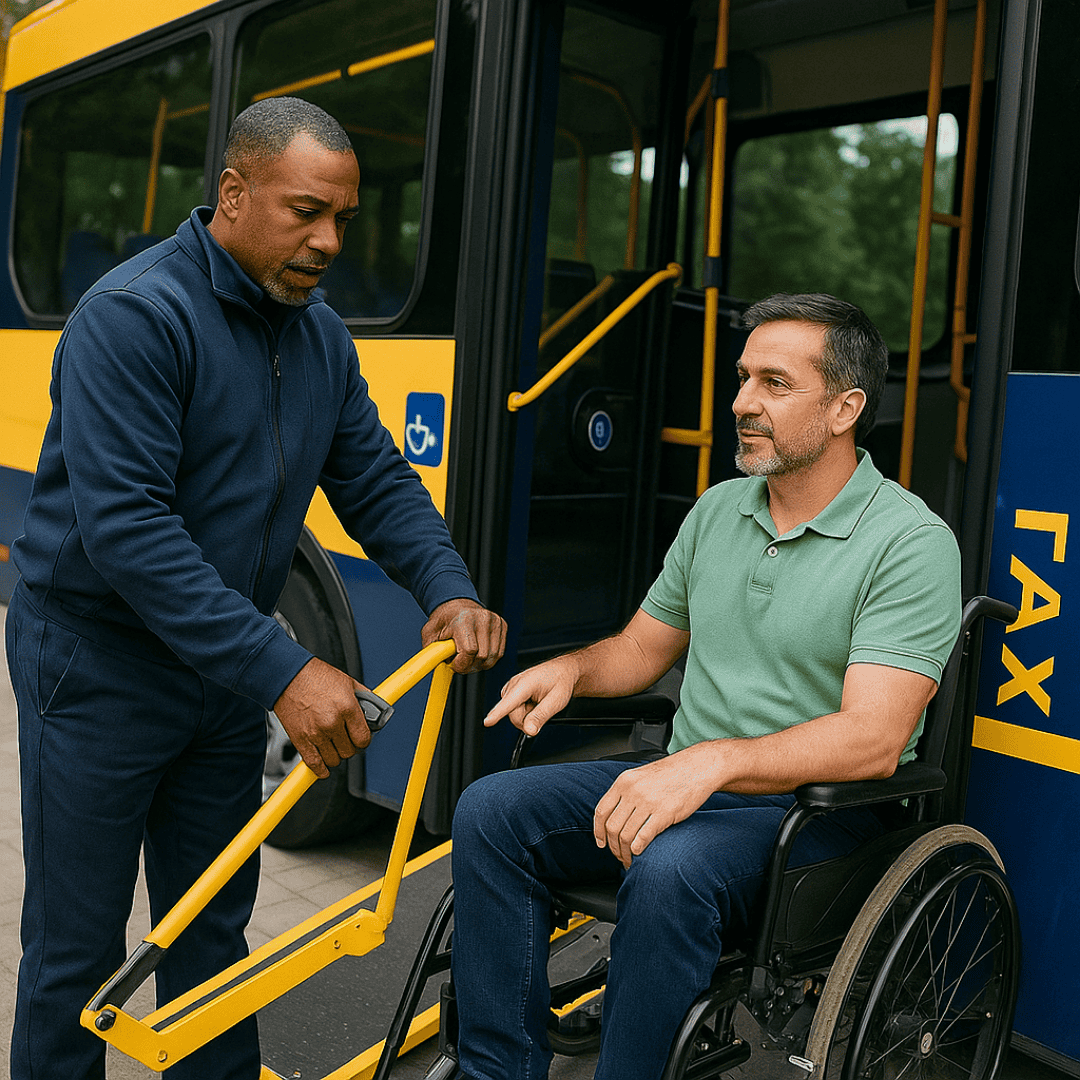 Condutor e Monitor para Passageiros com Mobilidade Reduzida